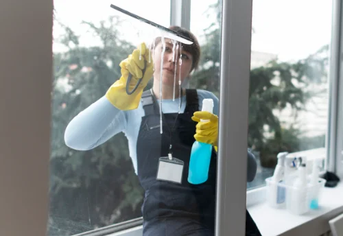 Nettoyage de vitres intérieures et extérieures à la Roche-Jaudy